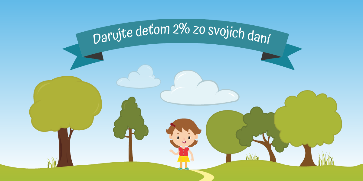 Výsledok vyhľadávania obrázkov pre dopyt darujte deťom 2%